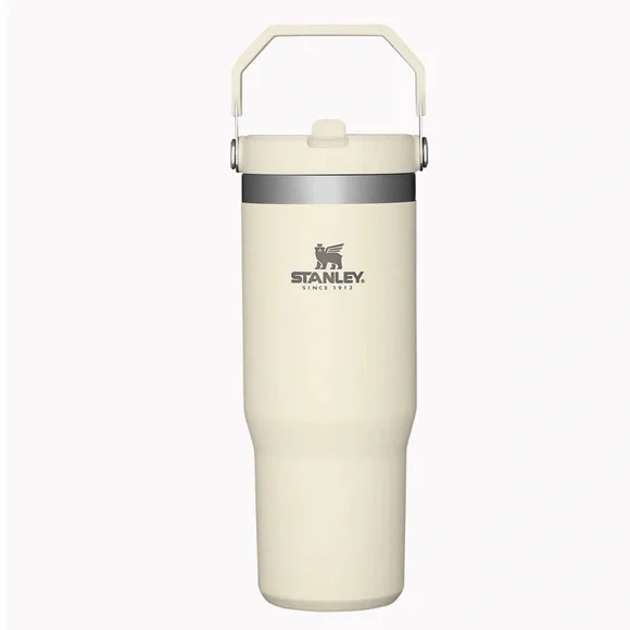 NEW Stanley The IceFlow™ Flip Straw Tumbler | 30 OZ CREAM - Picture 8 of 11
